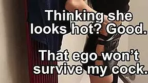 candie cross try-on tease sparks cock craving pounding