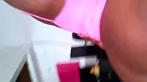 hot russian milf stepmom catches stepson jerking rides his cock cowgirl moaning dirty till he cums before husband returns