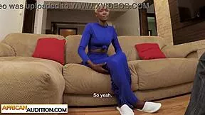 damn this ebony barely takes that huge white cock but rides it rough anyway