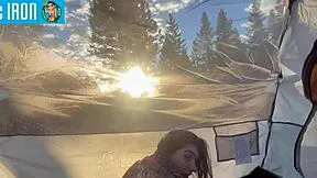 whoa complete girlfriend experience with petite latina aubry babcock public truck fuck!!