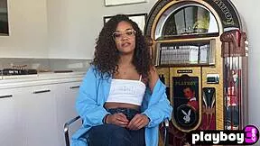 who wouldn't crave scarlit scandal's big ebony ass stripping outdoors?