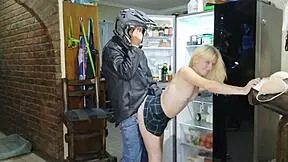 just got home and wife dripping wet in fridge ready for rough ass fuck 😈💦