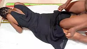 sexy curvy black teen student bends over for teacher's fat cock pounding her tight ebony pussy