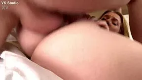 crystal white gags on monster cock before anal orgasm ass pounding!