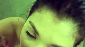 innocent latina teen discovers monster cock in steamy interracial shower debut