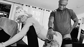 boyfriend drops me at school but i ride professors huge cock instead