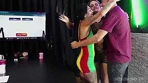 caroleta roots bora cast bruna carlos sheer red compilation