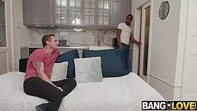double dick delight... vitoria beatriz gets drilled hard in threesome!
