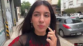 can you blast hot cum all over my pretty face on our first street date then watch my public cumwalk