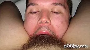 love licking this good old hairy pussy on cam