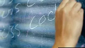 hey teacher, your busty italian milf tits make this petite student so horny in class