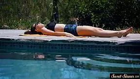 Classy babe bent over doggystyle takes hardcore pounding ending in jizz on her big ass!