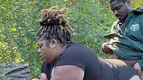 damn we got caught fucking in the park by a dog walker cops almost showed up