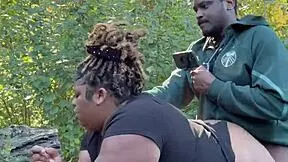 damn we got caught fucking in the park by a dog walker cops almost showed up