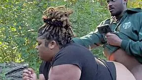 damn we got caught fucking in the park by a dog walker cops almost showed up