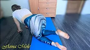 wanna see my huge tits bounce in wet spandex during erotic yoga? 