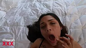 Margarita Lopez 19yo bent over for threesome BBC doggystyle pounding!