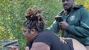 damn we got caught fucking in the park by a dog walker cops almost showed up