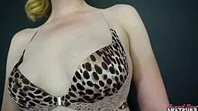Keyton petite blonde milf slurps sloppy rimjob deepthroat balls then greedy swallows hot cum