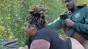 damn we got caught fucking in the park by a dog walker cops almost showed up