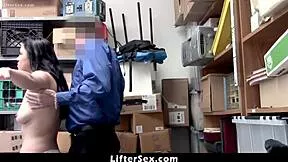 Fake LP Officer Caught Stripped Bent Over Punished by Real Cop Doggystyle!