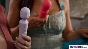 Big Tits Milf Housewife Best Friends Vibrator Session