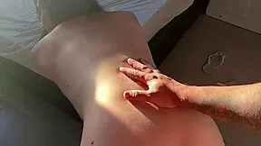 Pounding Massive Ass of Naughty Blonde Wife Hard in Bedroom