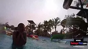 my heart races watching her cute thai teen body take that creampie after pool fun