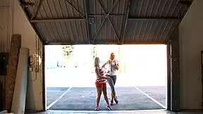 mia vallis fingers and munches shaved pussy with lesbian friend