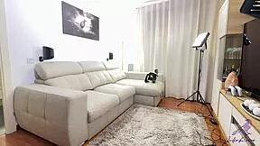 kesha ortega backstage fingers wet pussy with black dildo unseen