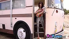 sexy small tits teen strips lingerie poses outdoor rips clothes for hot passion session