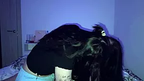 stepsister squeezes me tight between legs for dirty cunnilingus fun