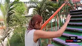 my heart races watching her cute thai teen body take that creampie after pool fun