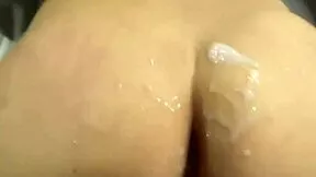 whoa, blasting a huge load right in her perfect latina ass