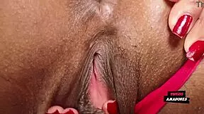 you licking that hot black girl's pussy before riding her curvy brazilian body?