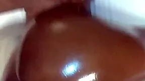 sexy big booty ebony girlfriend worships huge bbc sideways with dirty talk moans