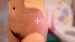 sensual asian babe teases wet pussy and curves under steamy shower water