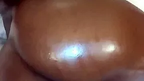 sexy big booty ebony girlfriend worships huge bbc sideways with dirty talk moans