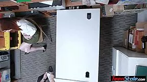 irish redhead shoplifter, ready for lp officer's big cock fuck?