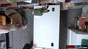 irish redhead shoplifter, ready for lp officer's big cock fuck?