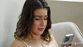 Petite Spanish virgin calls lock picker to free her chastity belt tattooed body