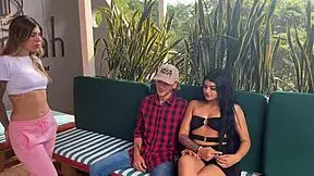 Horny couple joins me for threesome? Blonde Molly Smith squirts in doggystyle!