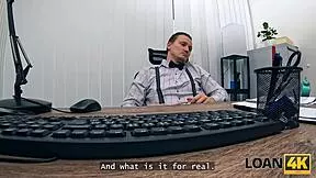 loan4k shows office massage turning into skilled sex session