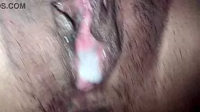 I fuck this sweet 18yo sexy girl's tight shaved pussy until she takes my facial cumshot.