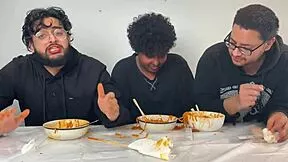 ever wonder how 3 hot amateurs take hardcore railing deep?