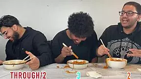 ever wonder how 3 hot amateurs take hardcore railing deep?