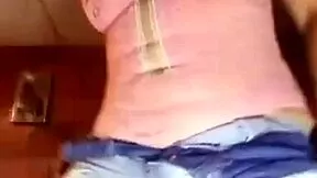 curvy colombian milf strips teases hairy pussy with vibrator then showers her big clit