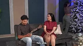 merry christmas fucking my girlfriend's hot colombian mom behind her back