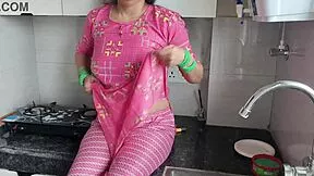 stepmom's juicy ass bent over kitchen counter stepson fucks her hard to screaming orgasm hindi dirty talk