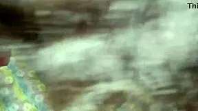 Bhabhi bends over for secret anal pounding from step-brother-in-law's big cock close up.